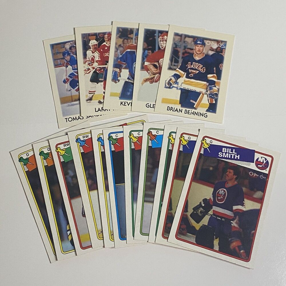 1987 - 1988 O-Pee-Chee Hockey Card Lot - 16 Cards Vintage NHL